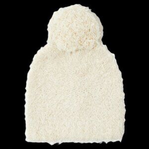 LEMON® Snow Drift Hat Beanie White OS 94% Poly/4% Spandex/2% Acrylic NEW